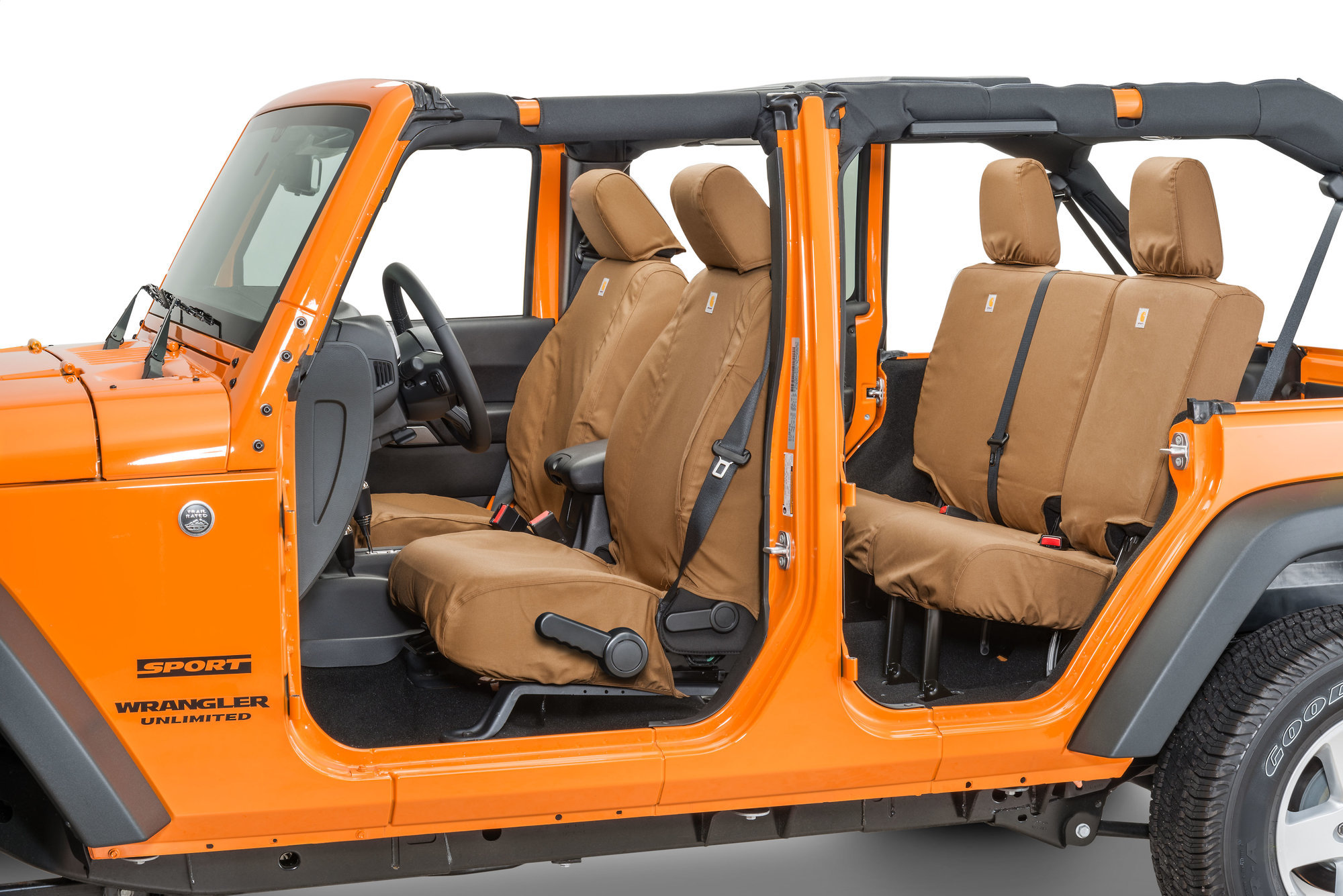 Covercraft Carhartt Front SeatSaver Seat Protector for 18-20 Jeep Wrangler  JL Unlimited & Gladiator JT | Quadratec