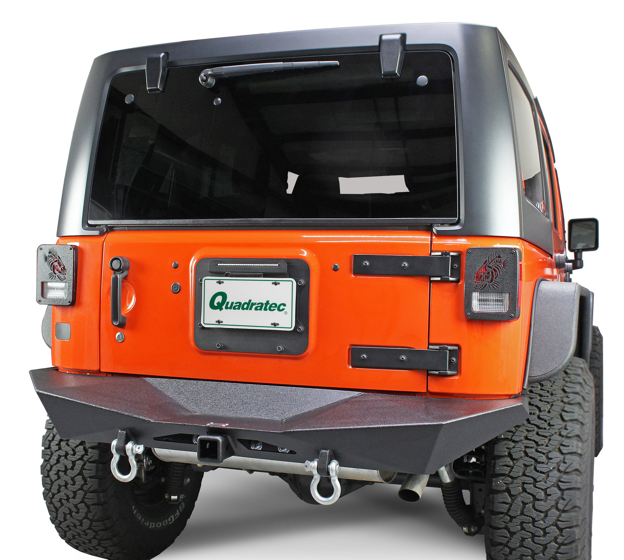 Fishbone Offroad FB22046 Manowar Rear Bumper for 07-18 Jeep Wrangler JK