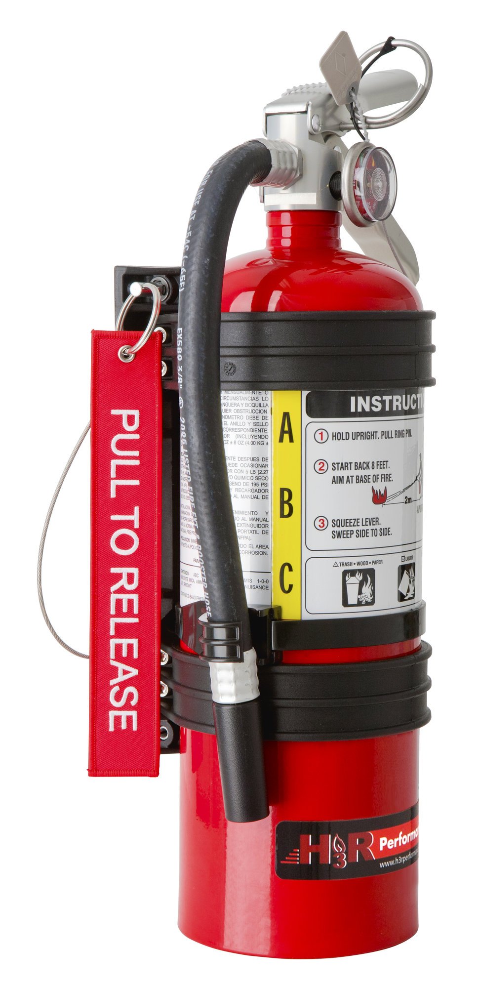 Standard-Duty Roll Bar Fire Extinguisher Holder