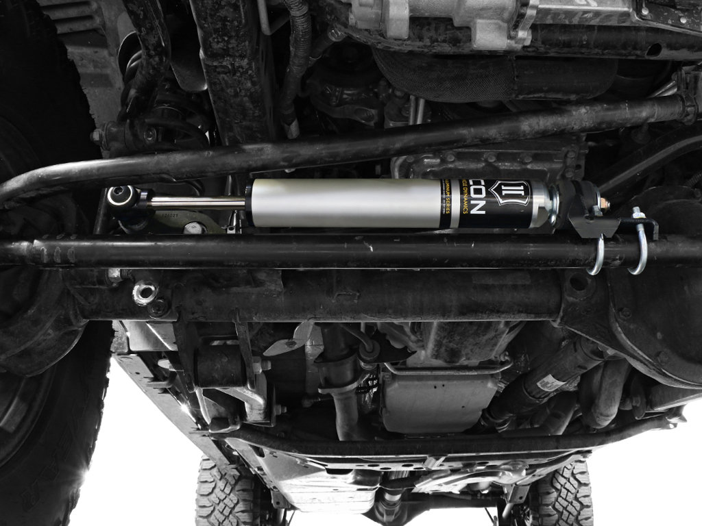 ICON Vehicle Dynamics 22018 High-Clearance Steering Stabilizer for 07-18 Jeep  Wrangler JK | Quadratec