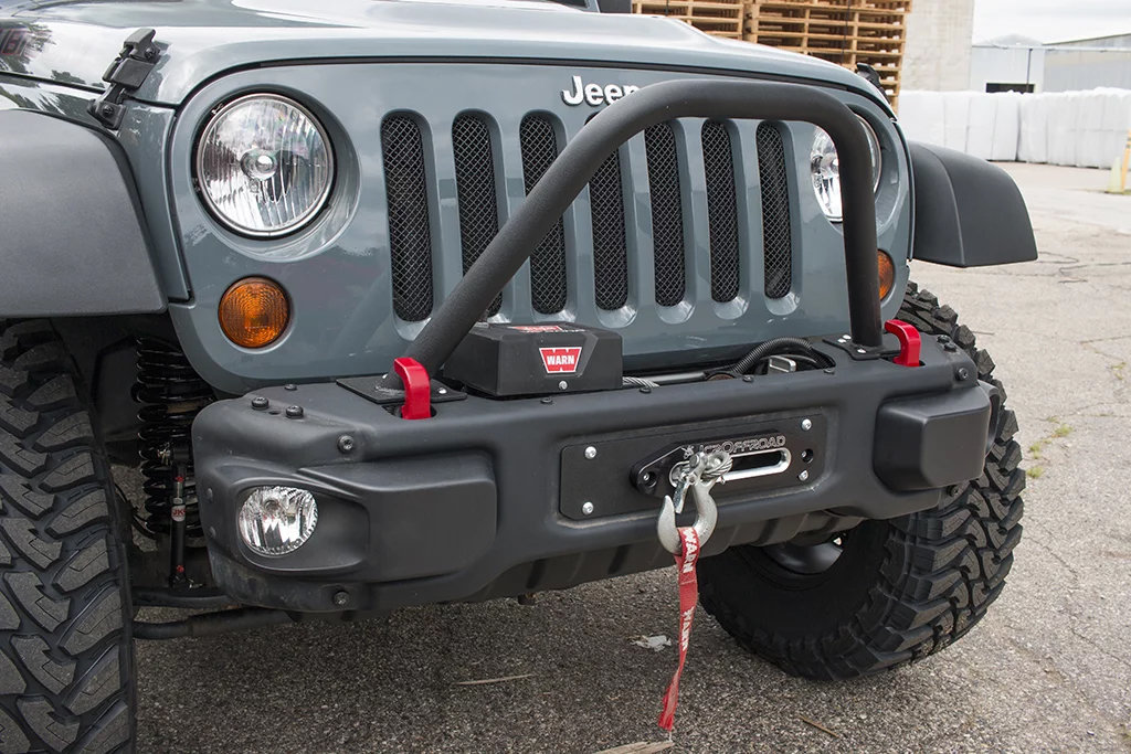 jeep jk 10th anniversary bumper winch mount