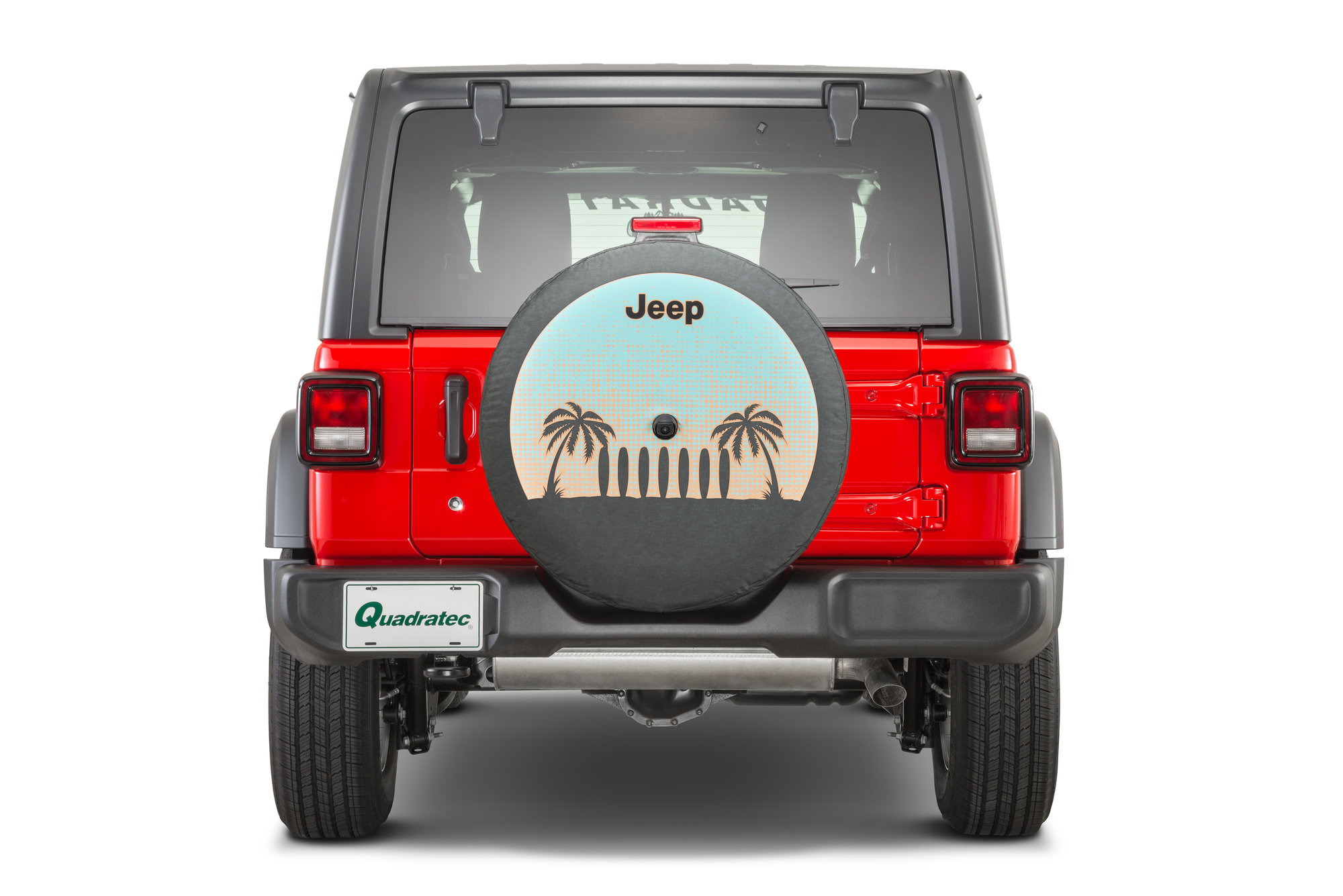 Mopar 82215431AB Cali Coastal Spare Tire Cover for 2018 Jeep Wrangler JL  Quadratec