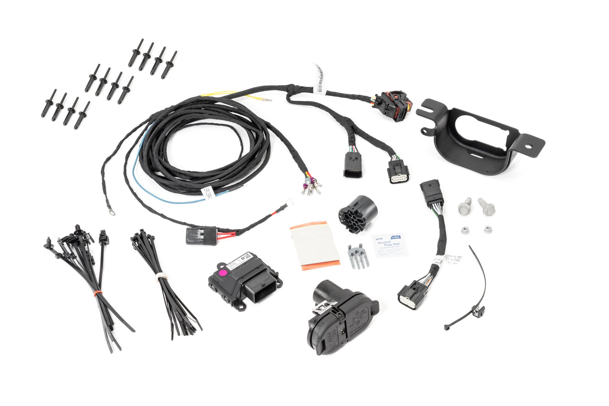 Mopar 82216359AA Hitch Receiver Wiring Harness for 18-23 Jeep Wrangler JL |  Quadratec