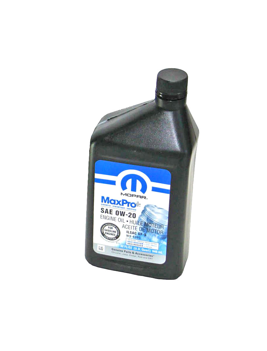 Mopar 68523994AA 0W20 Engine Oil for 18-22 Jeep Wrangler JL and Gladiator  JT with 3.6L Engine | Quadratec