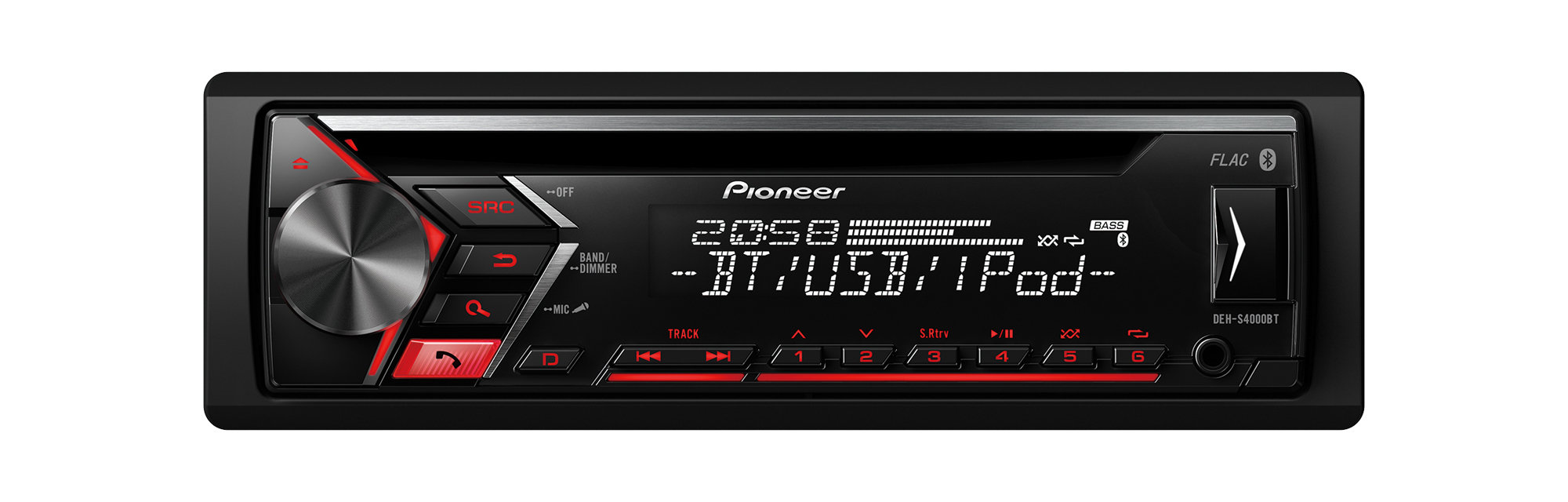 Pioneer DEH-S4000BT CD Receiver with Bluetooth | Quadratec