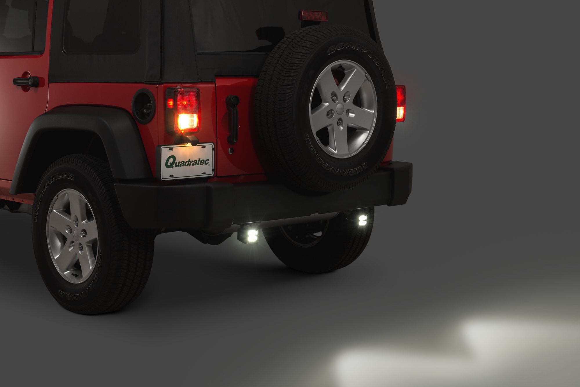 Quadratec 3" LED Backup Light Kit for 07-18 Jeep Wrangler JK | Quadratec