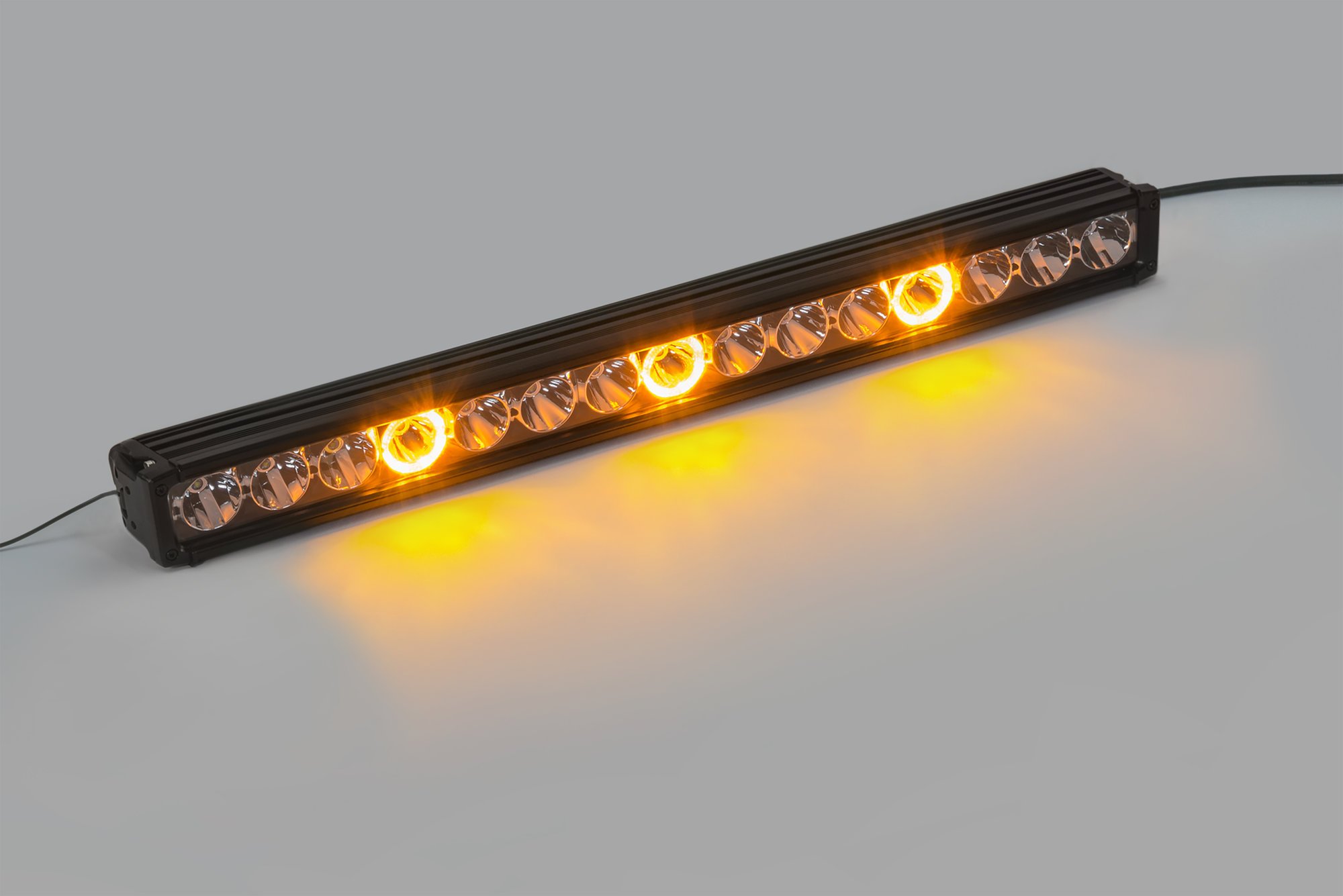 Quadratec J3 LED 28" Light Bar with Amber Clearance Lights | Quadratec