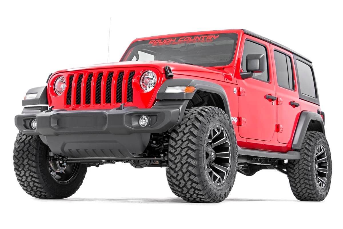 Rough Country 2.5in Suspension Lift Kit for 18-22 Jeep Wrangler JL  Unlimited | Quadratec