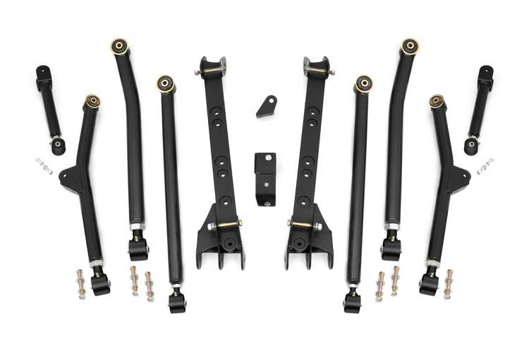 Rough Country 63800U 4-6in Long Arm Upgrade Kit for 04-06 Jeep Wrangler  Unlimited TJ | Quadratec