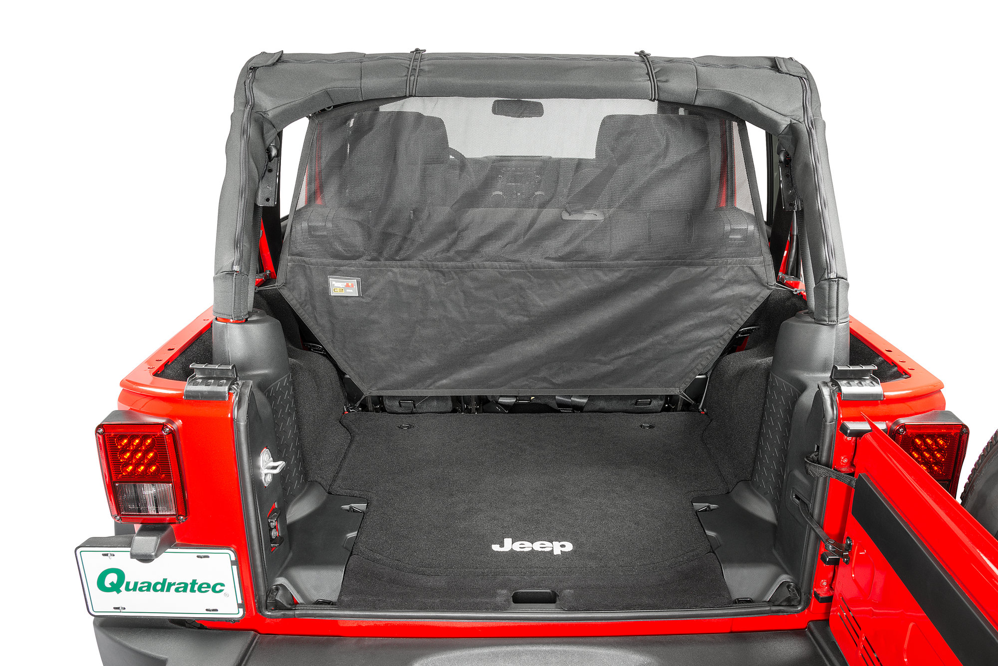 Rugged Ridge 13260.06 Rear C2 Cargo Curtain for 07-21 Jeep Wrangler JL, JK  Unlimited & Gladiator JT | Quadratec