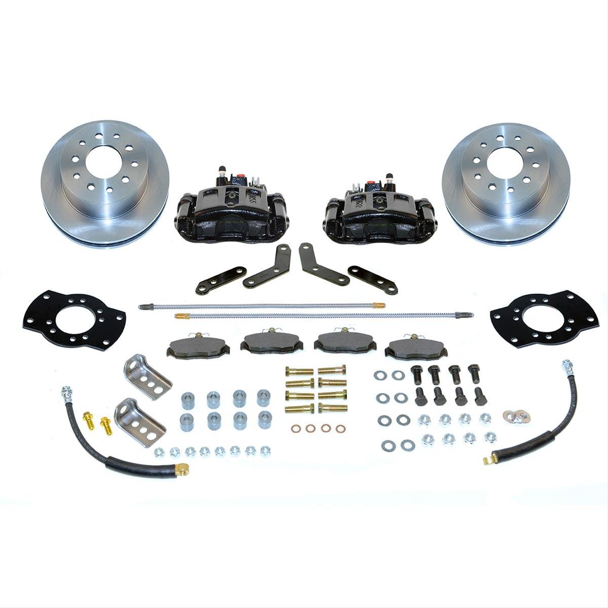 Stainless Steel Brakes Drum to Disc Conversion Kit for 87-89 Jeep Wrangler  YJ with Dana 35 Axles | Quadratec