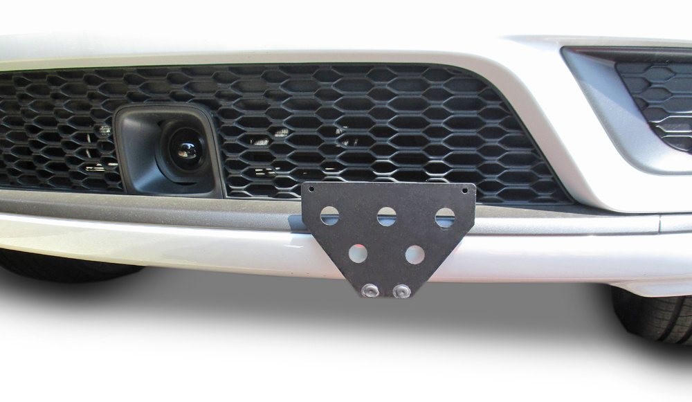 StoNSho Removable Quick Release Front License Plate Bracket for Jeep 18-21  Grand Cherokee WK2 | Quadratec