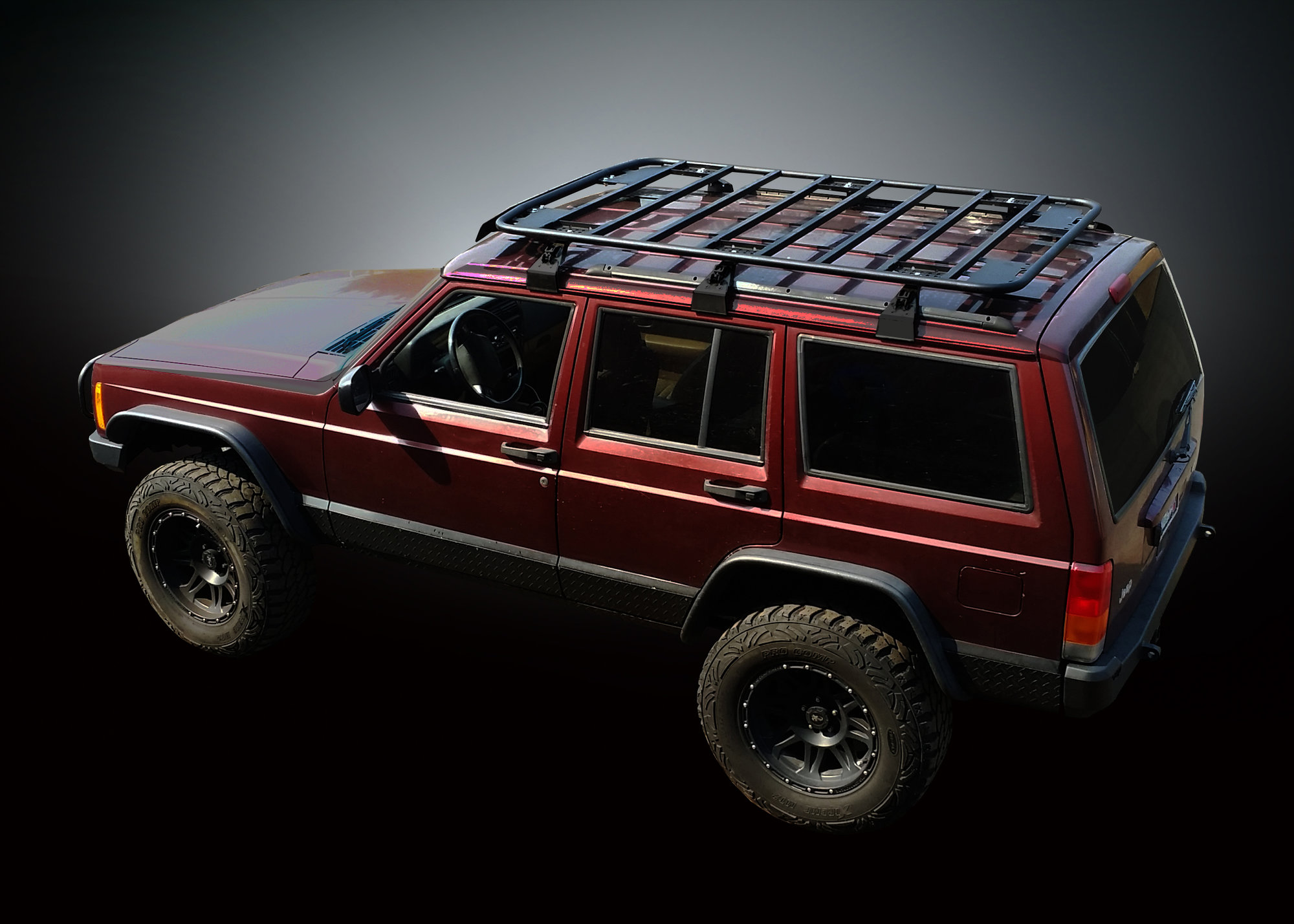 Warrior Products 10935 Platform Roof Rack for 84-01 Jeep Cherokee XJ |  Quadratec