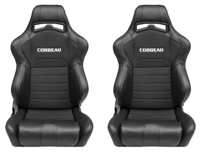 Corbeau LG1 Reclining Race Seat Pair | Quadratec
