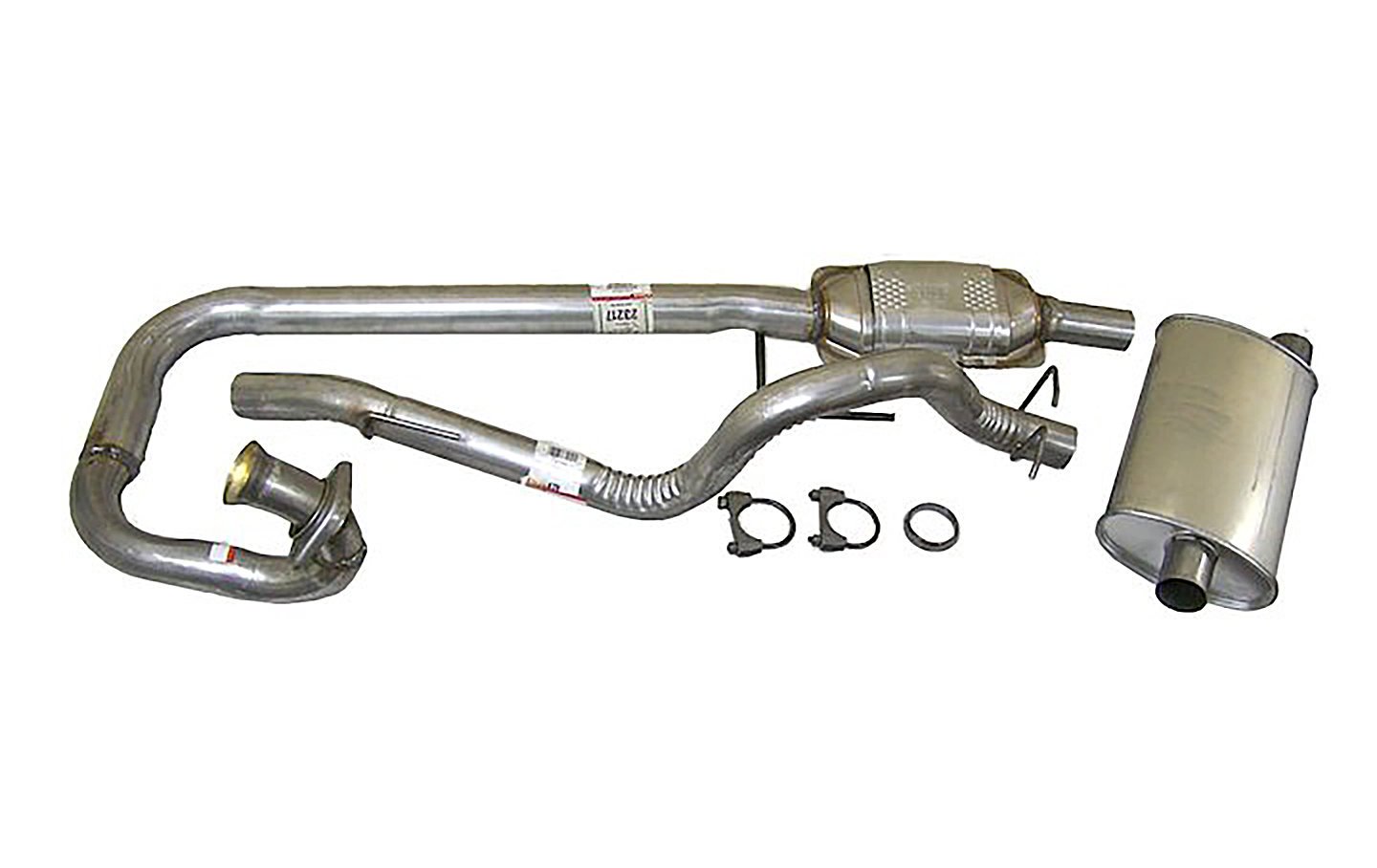 Crown Automotive 52018934K Complete Exhaust Kit for 97-99 Jeep Wrangler TJ  with 4.0L Engine