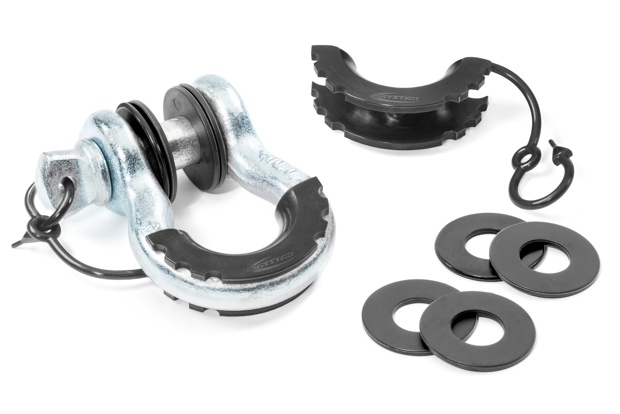 Daystar Locking D-Ring Isolator and Washers for 3/4" D-Ring Shackle |  Quadratec