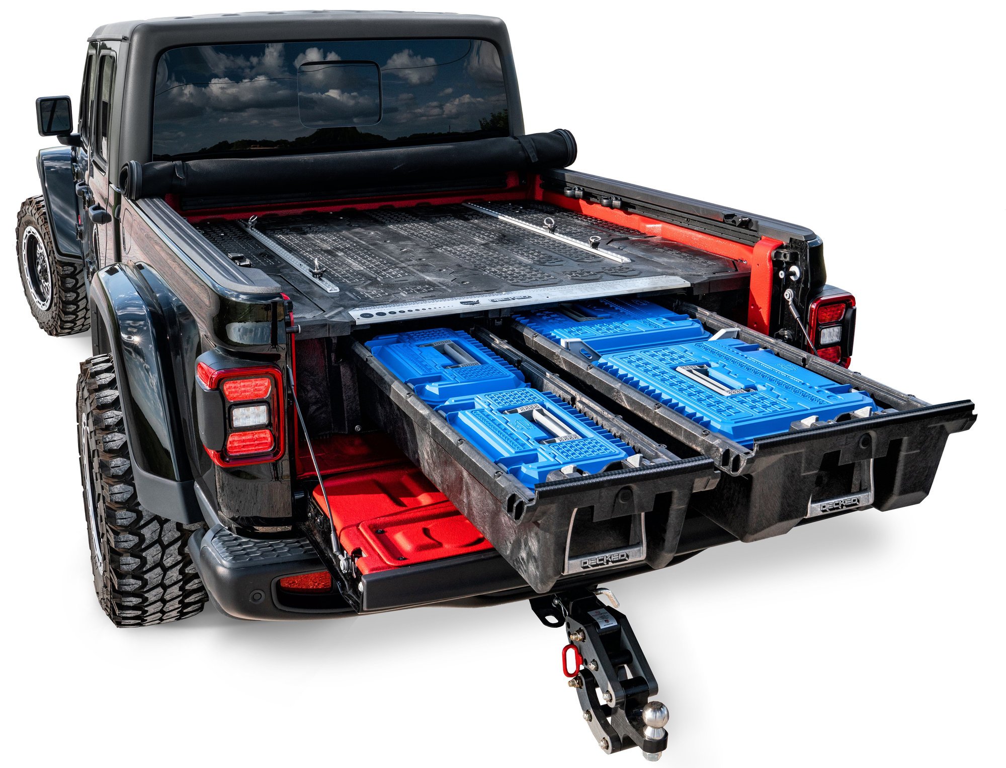Decked MJ1 Truck Bed Storage System for 2022 Jeep Gladiator JT Quadratec