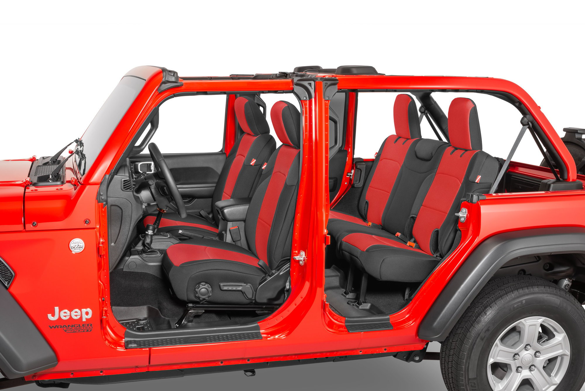 Diver Down Front and Rear Neoprene Seat Covers for 18-23 Jeep Wrangler JL  Unlimited 4-Door