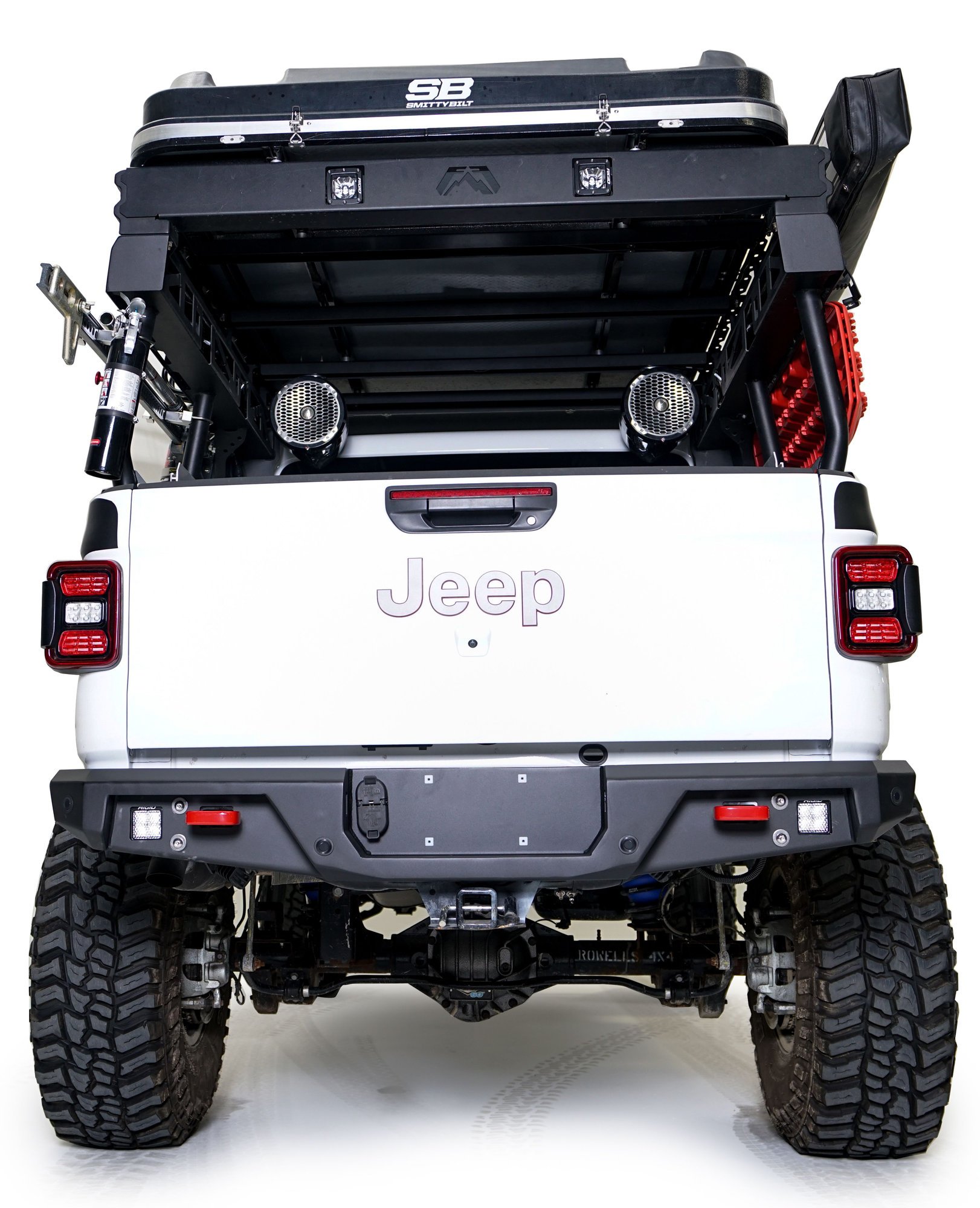 Fab Fours Rear Lifestyle Standard Bumper for 20-21 Jeep Gladiator JT |  Quadratec