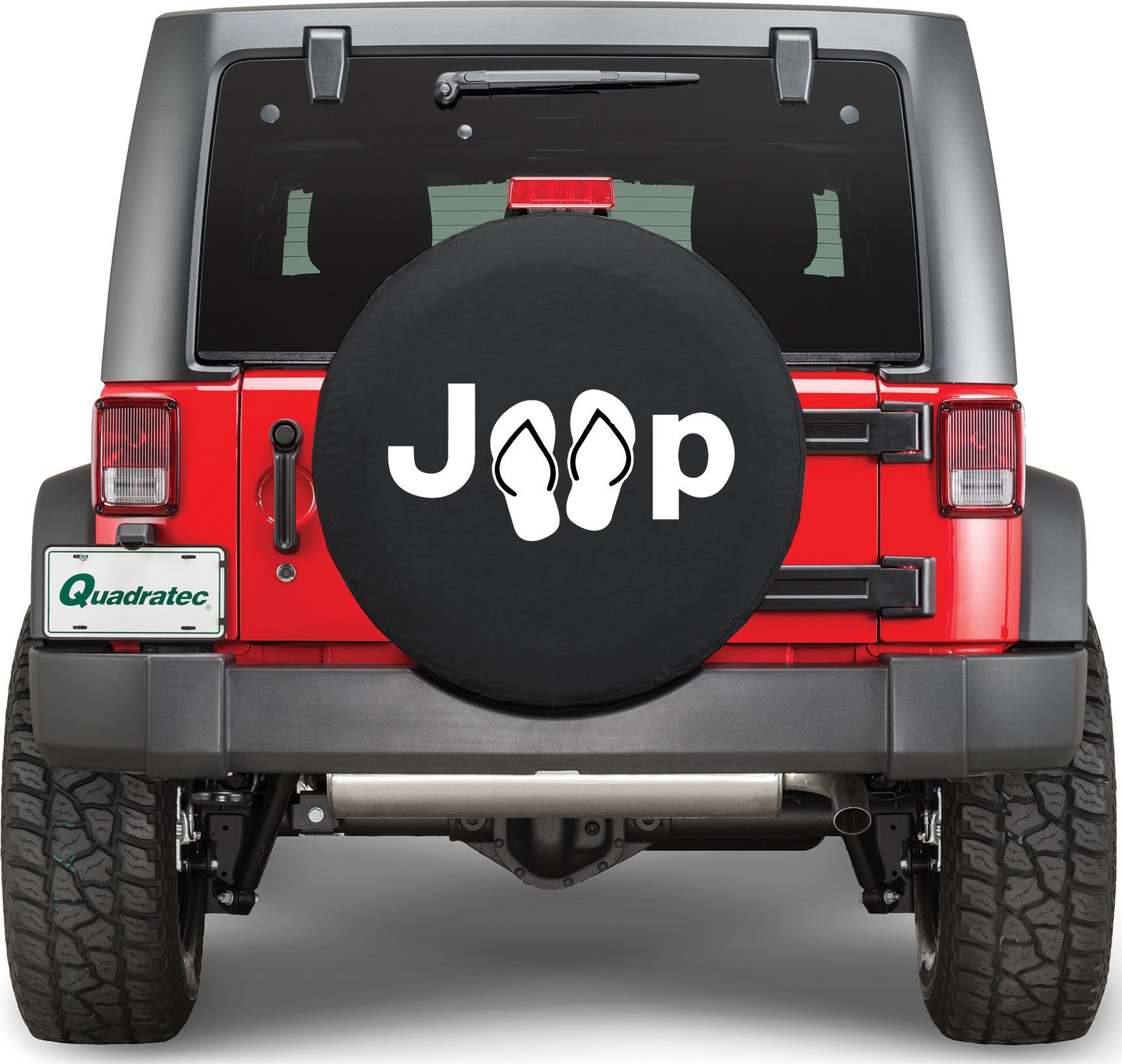 Quadratec Jeep Sandals Tire Cover Quadratec
