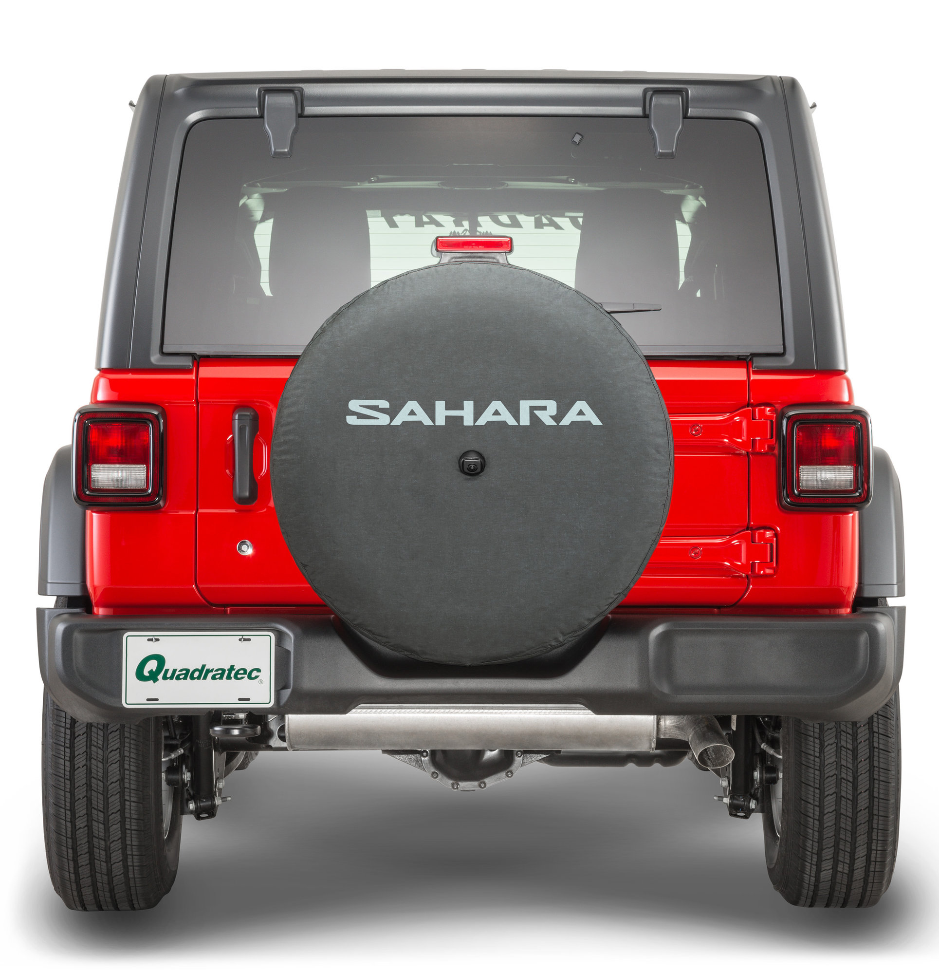 Mopar 82215447 Sahara Logo Spare Tire Cover for 2018 Jeep Wrangler JL  Quadratec