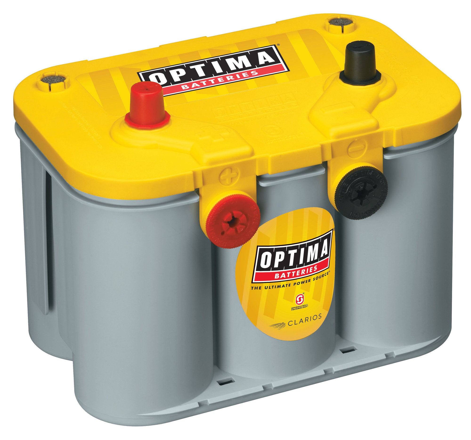 Optima Batteries 9014-045 12 Volt Yellow Top Deep Cycle Battery D34/78 for  87-11 Jeep Wrangler YJ, TJ, JK & 76-86 CJ | Quadratec