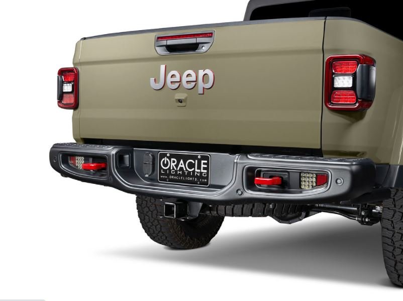 Oracle Lighting Rear Bumper LED Reverse Lights For 20-21 Jeep Gladiator JT  | Quadratec