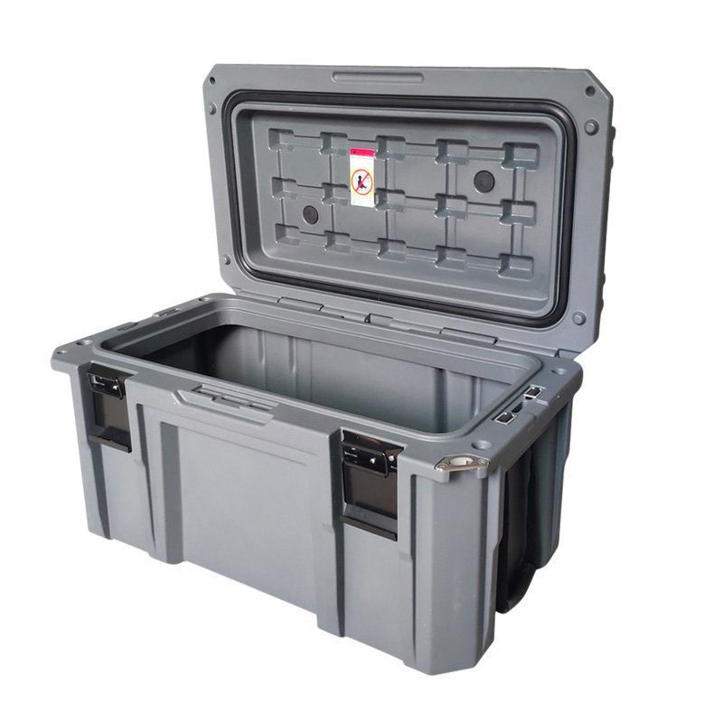 Overland Vehicle Systems 40100021 D.B.S. - Dark Grey 117 qt Dry Box with Drain and Bottle Opener