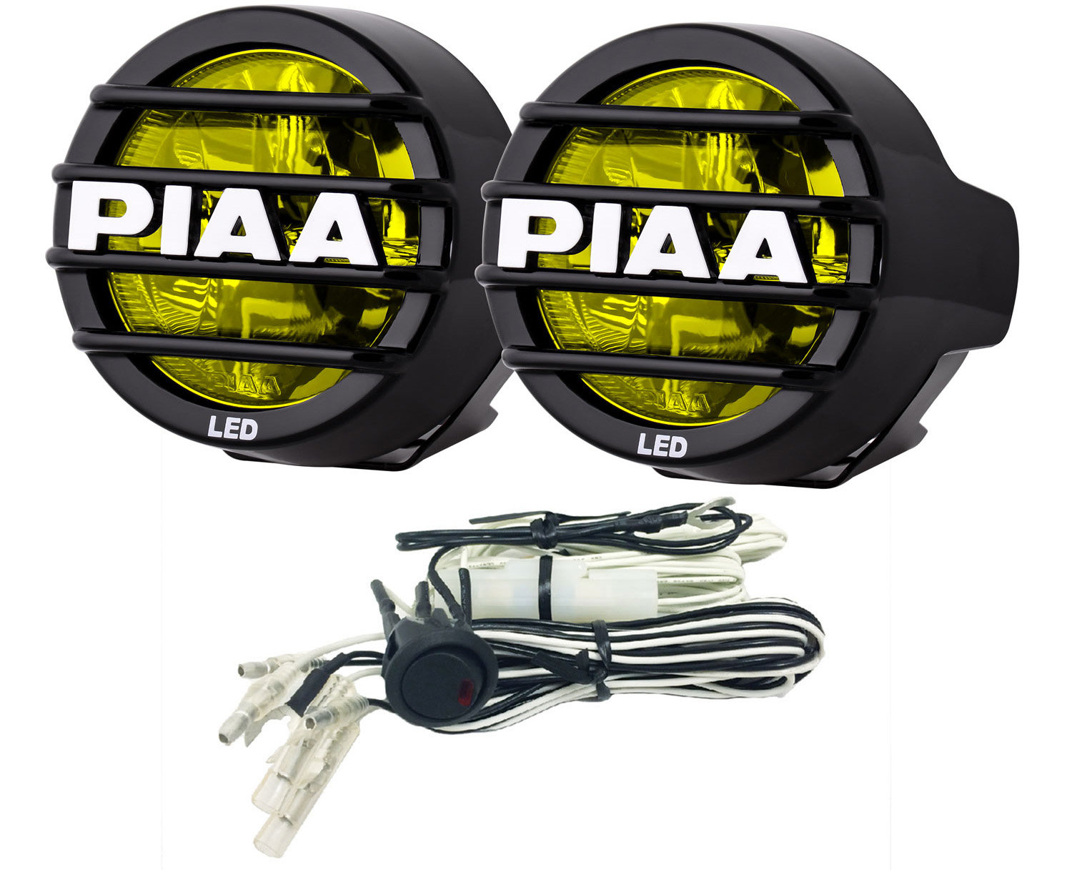 PIAA LP530 SAE Ion Yellow 3.5" LED Lamp Kit | Quadratec