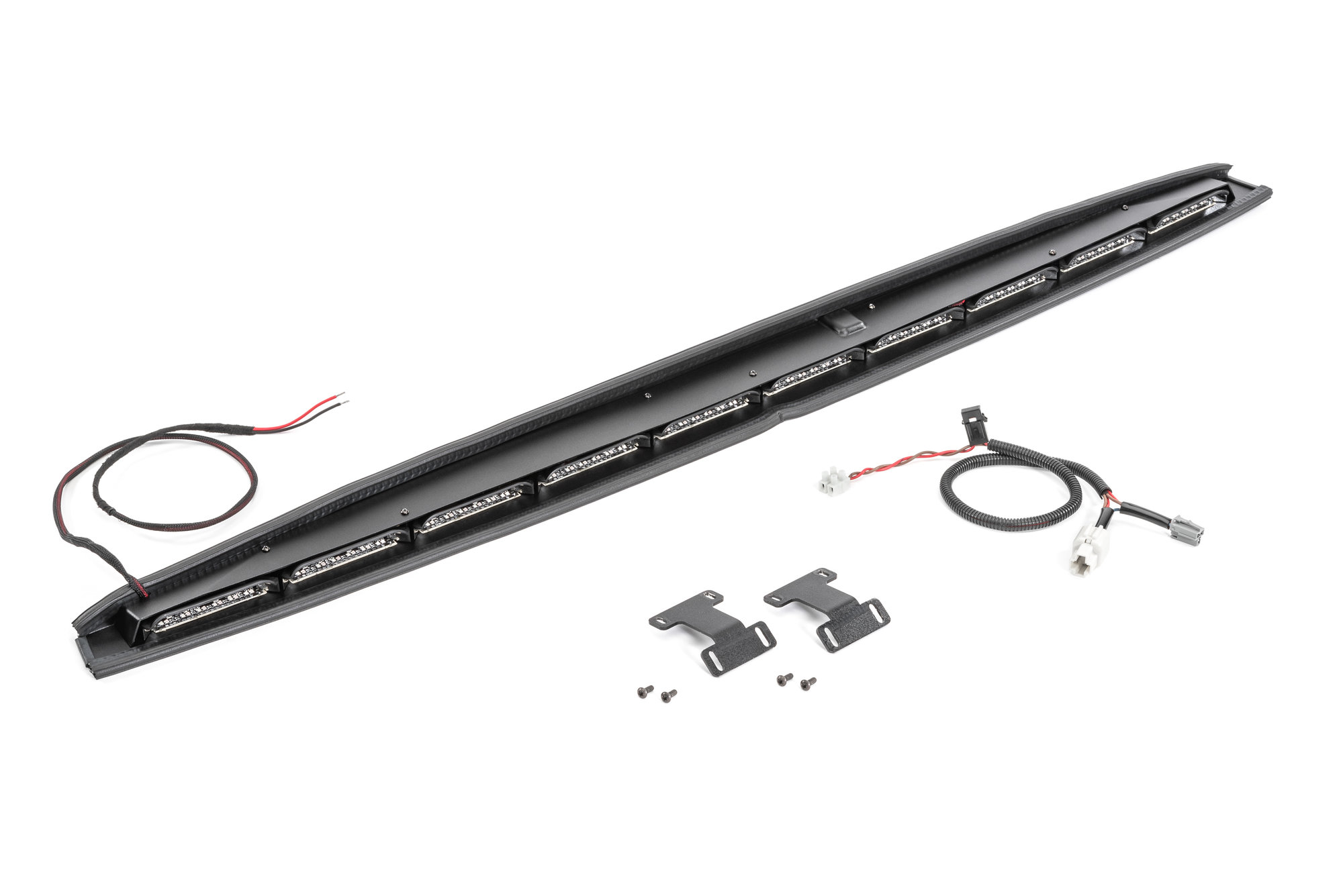 inside windshield light bar