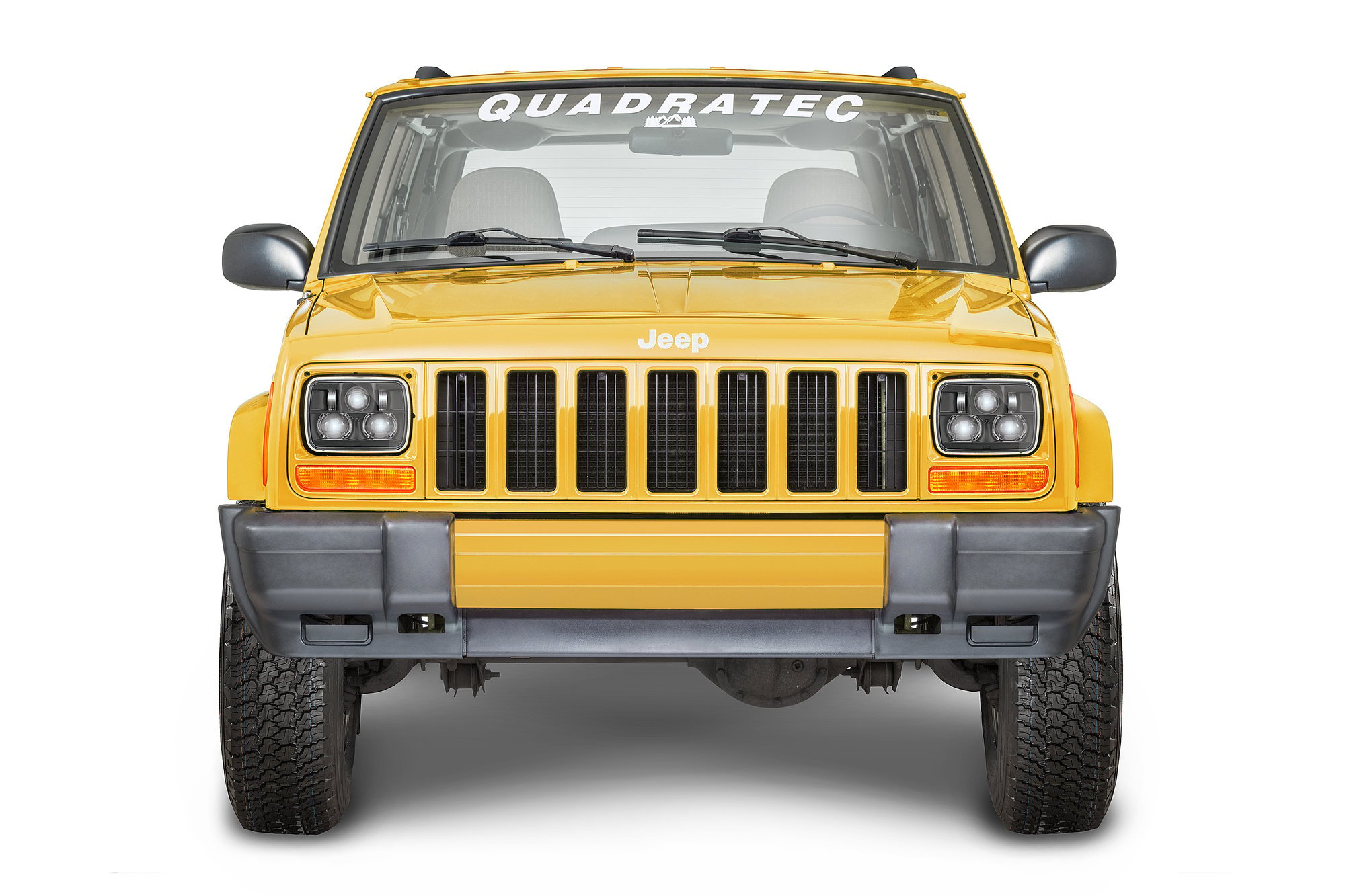 Quadratec Premium LED Projector Beam Headlights for 84-01 Jeep Cherokee XJ  & 87-95 Wrangler YJ | Quadratec