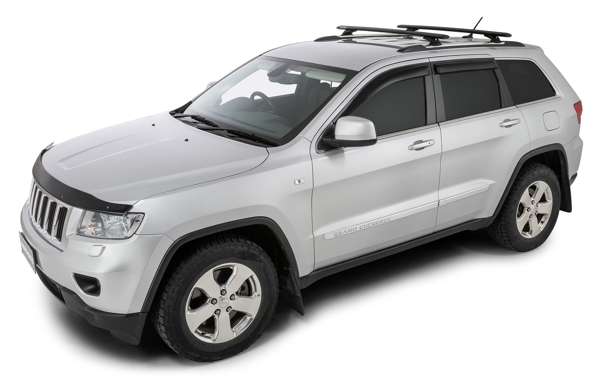 Rhino-Rack Vortex RCL Roof Rack System for 11-18 Jeep Grand Cherokee WK2  with Factory Metal Roof Rails | Quadratec