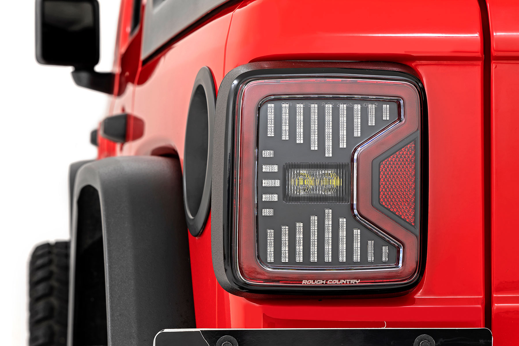 Rough Country RCH5900 LED Tail Lights for 18-22 Jeep Wrangler JL | Quadratec
