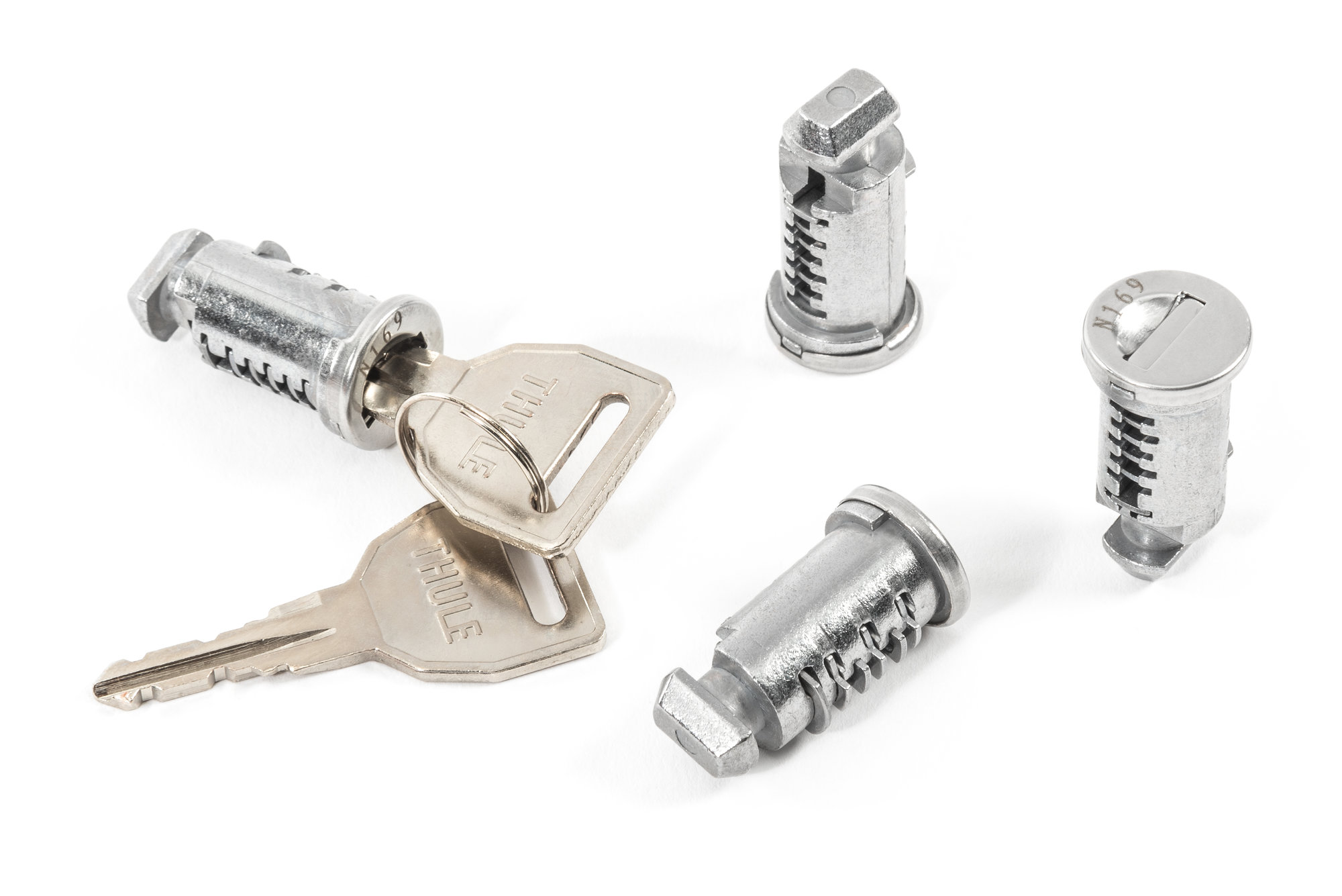 Thule 544 One-Key Lock Cylinders 4-Pack | Quadratec