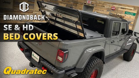 Diamondback Se Hd Bed Covers Install Review For Jeep Gladiator Quadratec